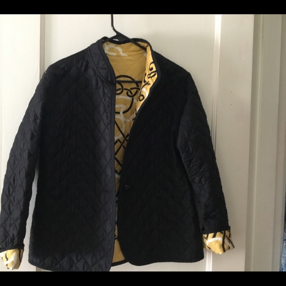 Reversible quilted jacket